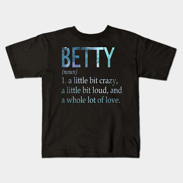 Betty Kids T-Shirt by Averyrshad